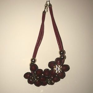 Handcrafted Imported From Cameroon Floral Necklace
